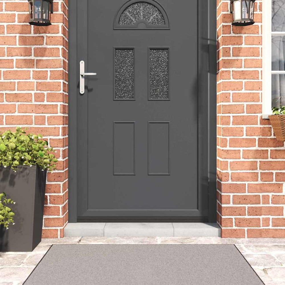 Vidaxl zelfklevende deurborstels 6 pcs zwart 100 cm aluminium legering
