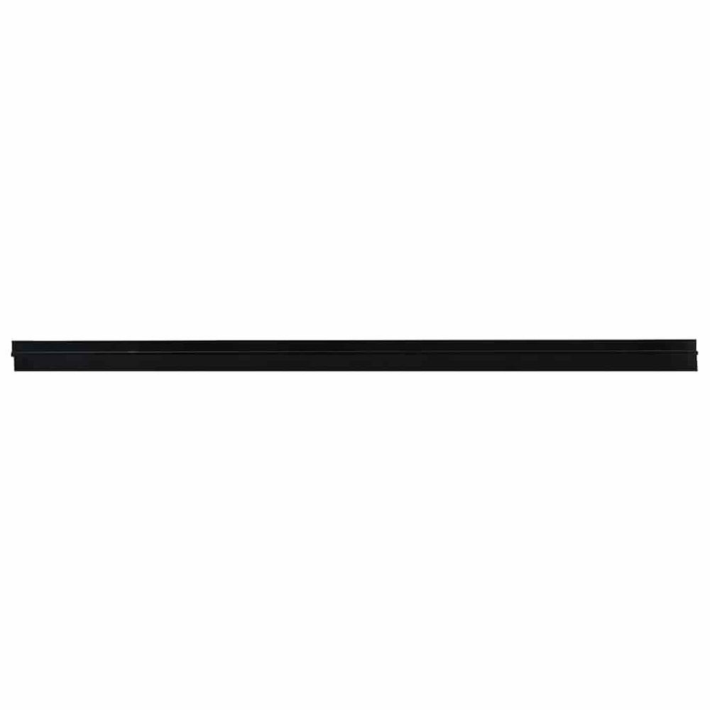 Vidaxl zelfklevende deurborstels 6 pcs zwart 100 cm aluminium legering