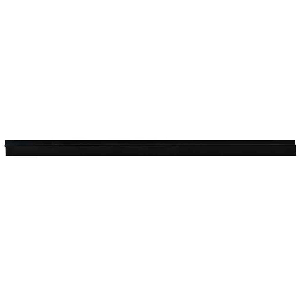 Vidaxl zelfklevende deurborstels 6 pcs zwart 100 cm aluminium legering