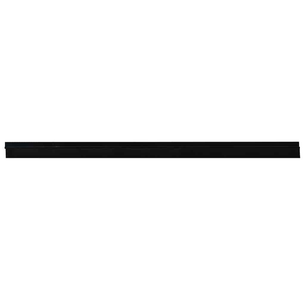 Vidaxl zelfklevende deurborstels 6 pcs zwart 100 cm aluminium legering