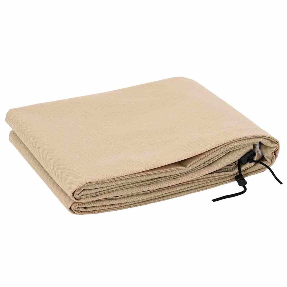 Vidaxl vorstbescherming plantenfleece covers 5 pcs beige 1,55 x 1 m