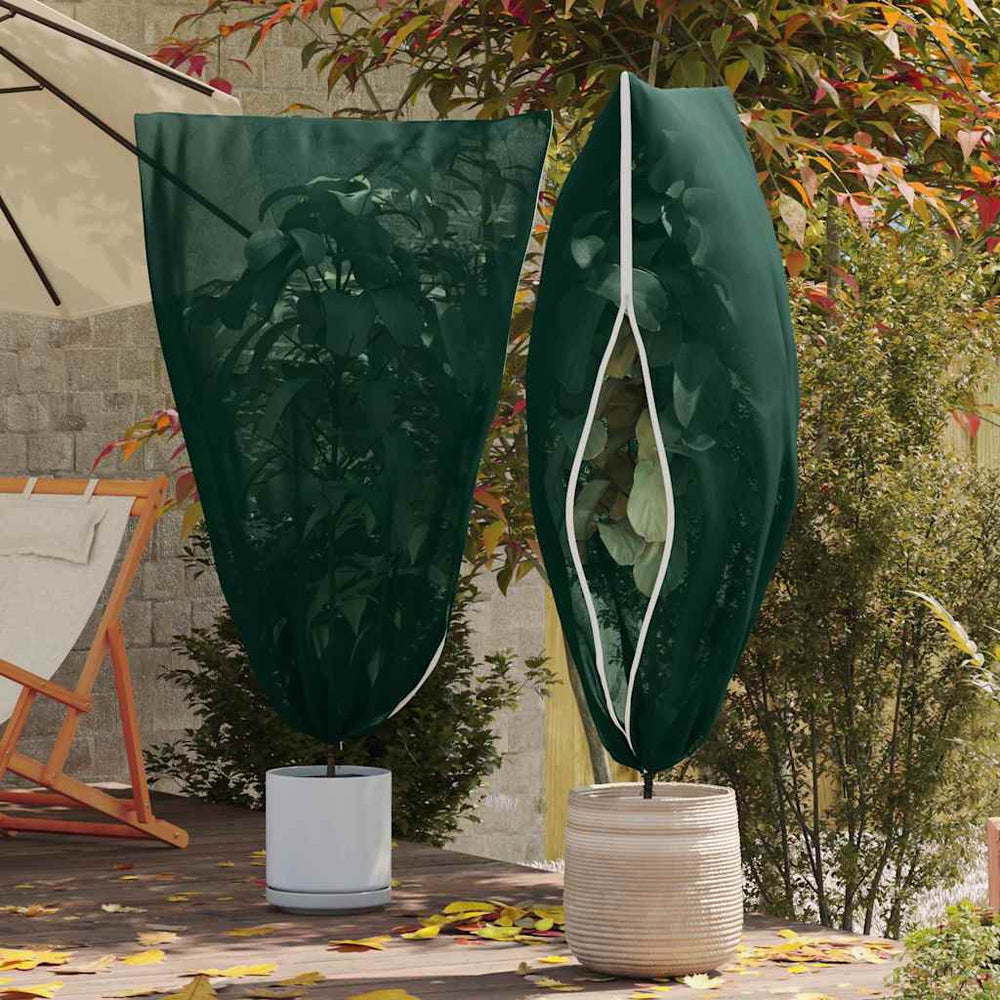 Vidaxl vorstbescherming plantenfleece covers 5 pcs groen 1,8 x 1,2 m