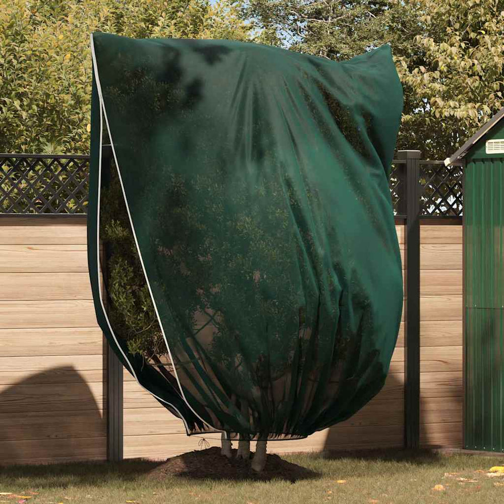 Vidaxl vorstbescherming plantenfleece covers 3 pcs groen 2,4 x 2 m