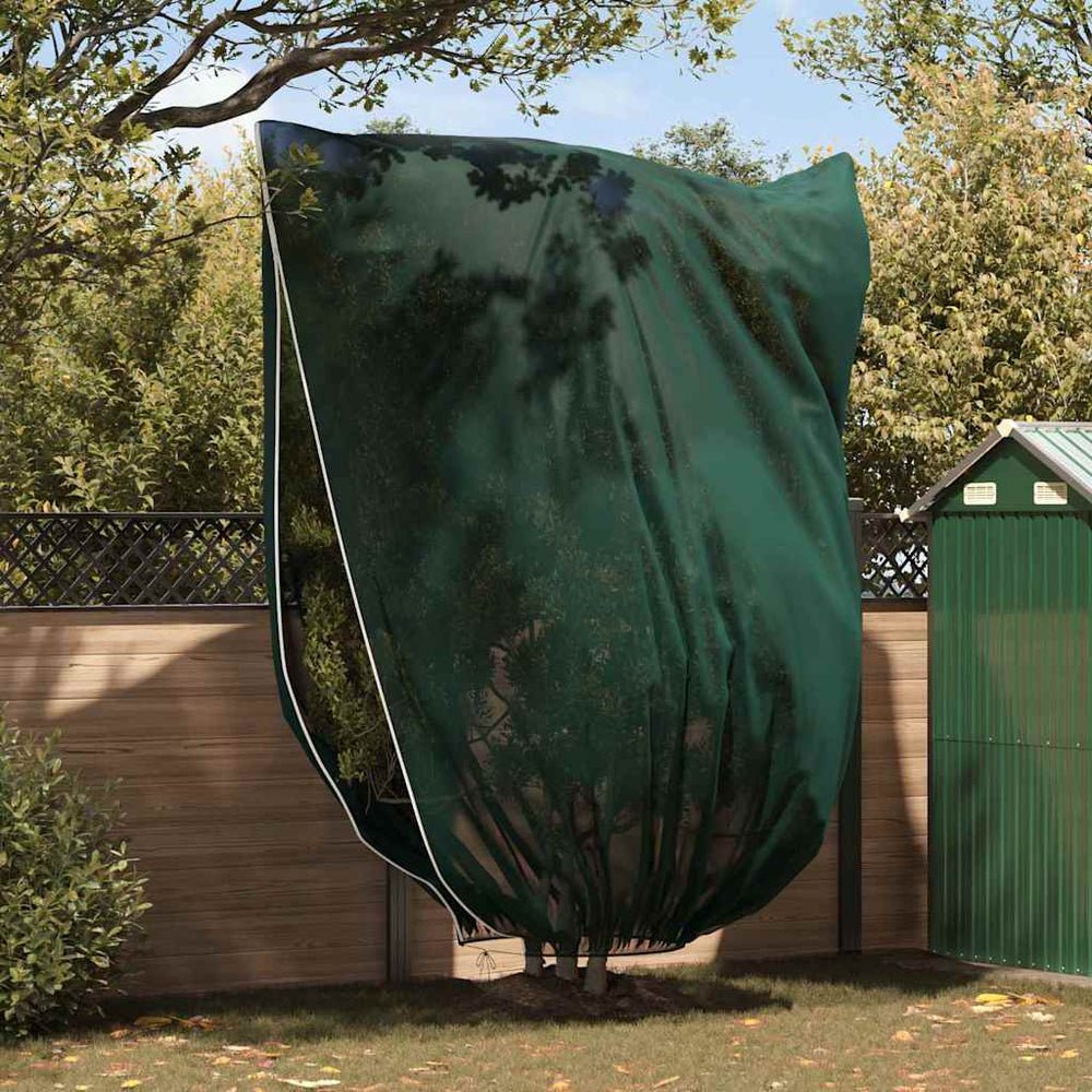 Vidaxl vorstbescherming plantenfleece covers 3 pcs groen 3,5 x 2,5 m