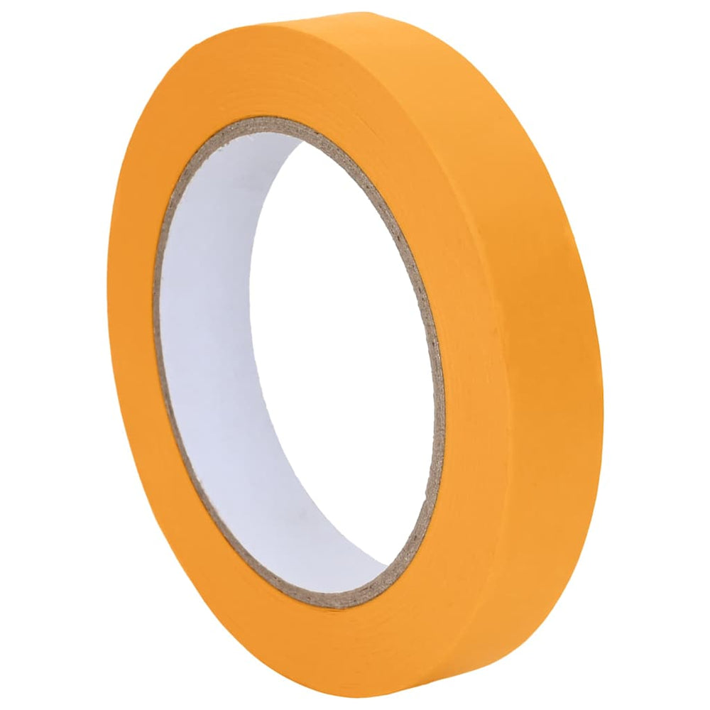 Vidaxl verf maskertapes 24 pcs geel 19mm x 50m papier