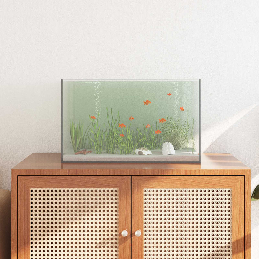 Vidaxl aquarium met opslag doorzichtig 50 x 30 x 30 cm glas