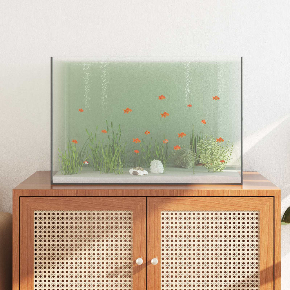 Vidaxl aquarium met opslag doorzichtig 60 x 35 x 40 cm glas