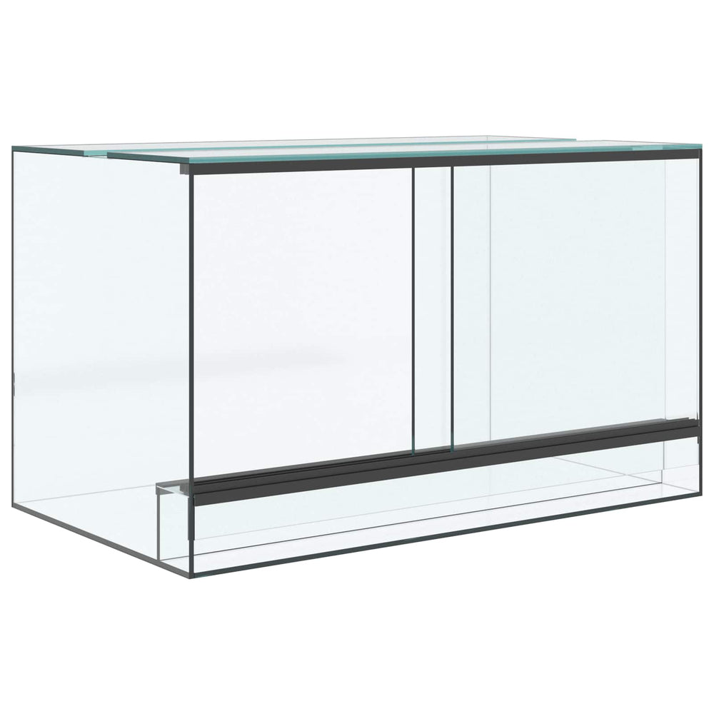Vidaxl terrarium met opslag doorzichtig 50 x 30 x 30 cm glas