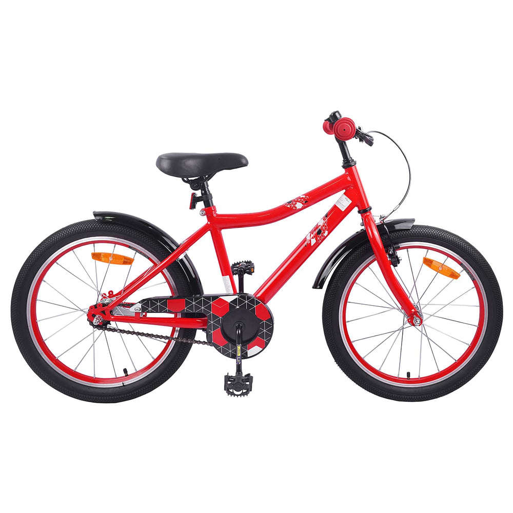 Vidaxl kinderfiets 20 inch voor 6-11 jaar oud rood