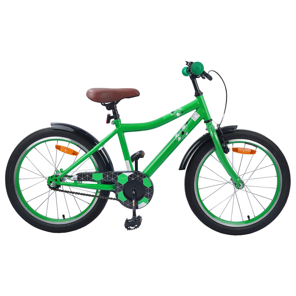 Vidaxl kinderfiets 20 inch voor 6-11 jaar oud groen