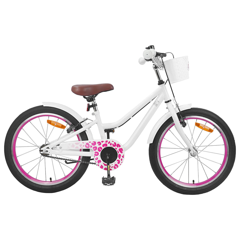 Vidaxl kinderfiets 20 inch voor 6-11 jaar oud wit