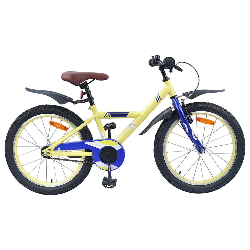 Vidaxl kinderfiets 20 inch voor 6-11 jaar oud geel