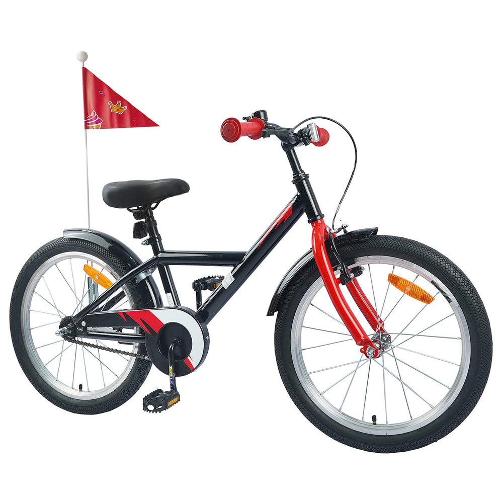 Vidaxl kinderfiets 20 inch voor 6-11 jaar oud zwart