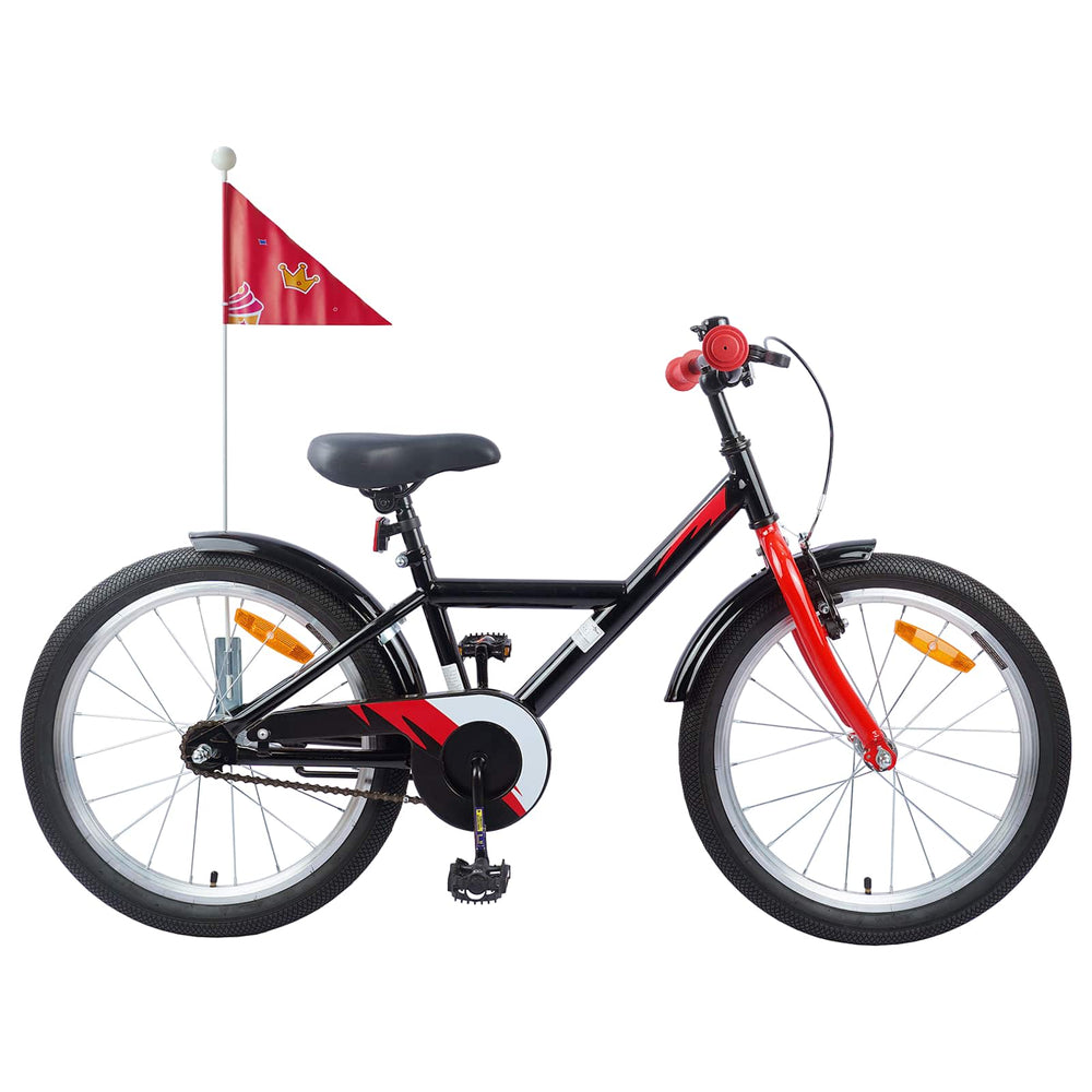 Vidaxl kinderfiets 20 inch voor 6-11 jaar oud zwart