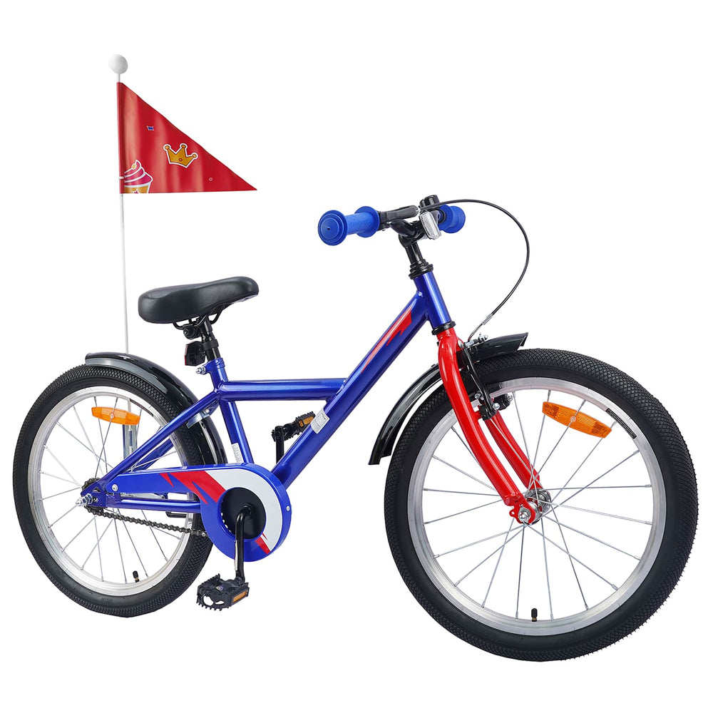 Vidaxl kinderfiets 20 inch voor 6-11 jaar oud donkerblauw
