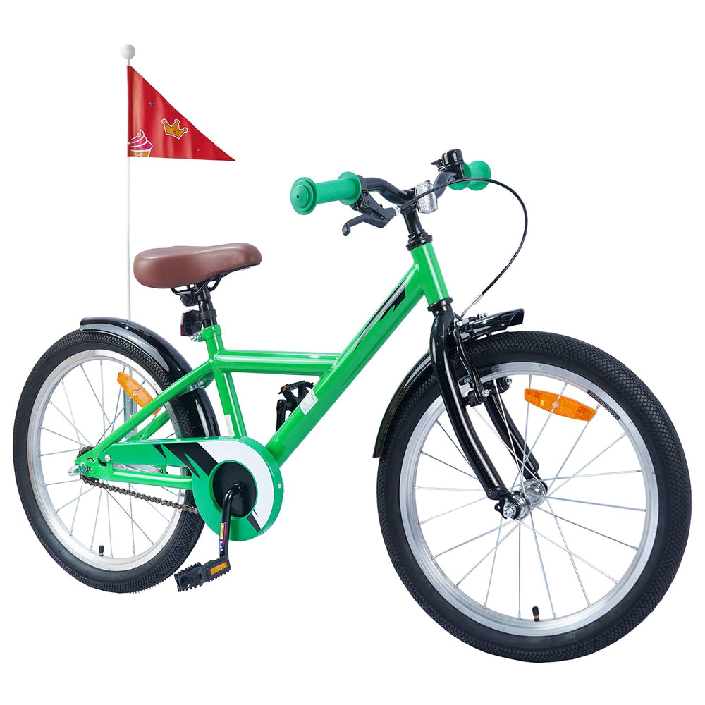 Vidaxl kinderfiets 20 inch voor 6-11 jaar oud groen