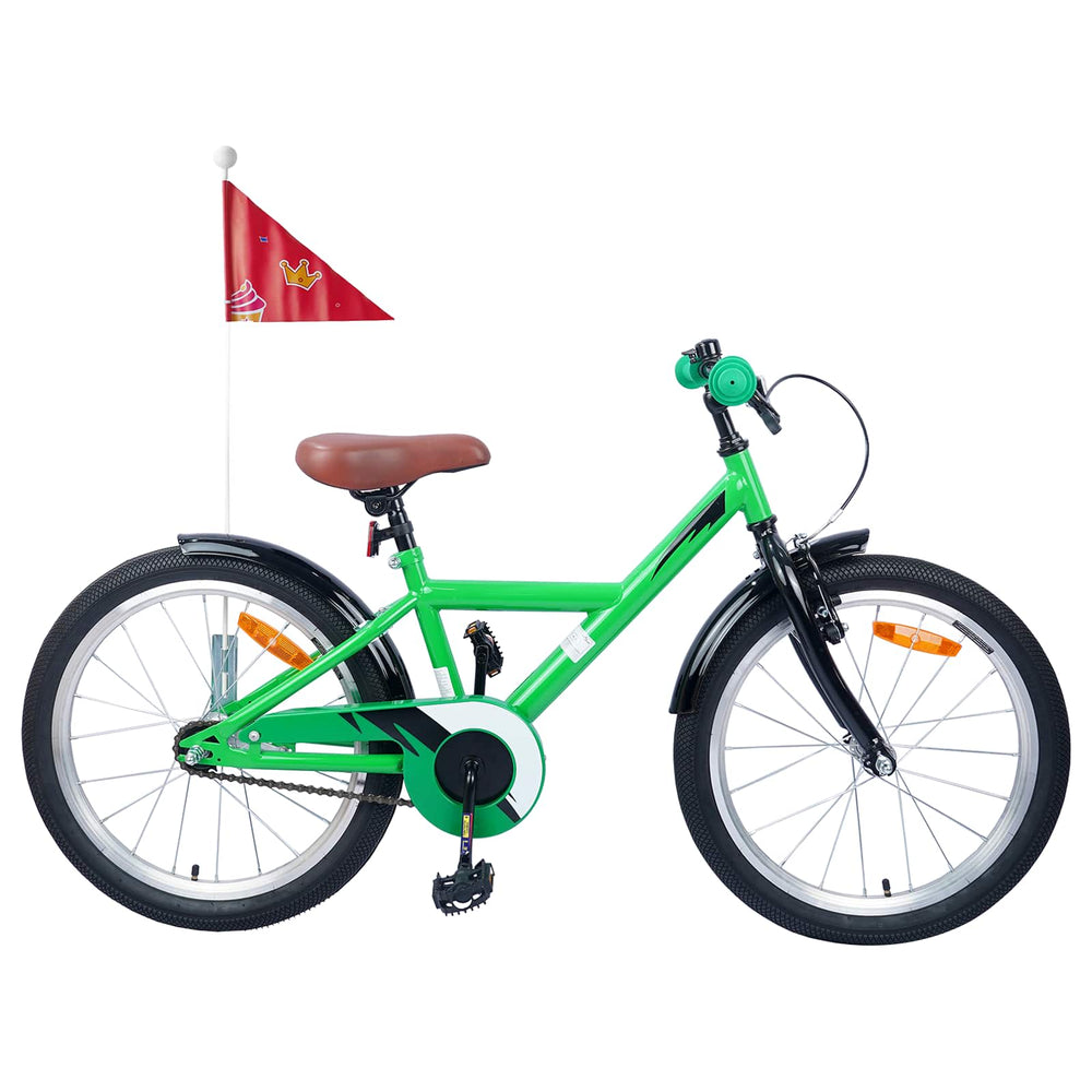 Vidaxl kinderfiets 20 inch voor 6-11 jaar oud groen