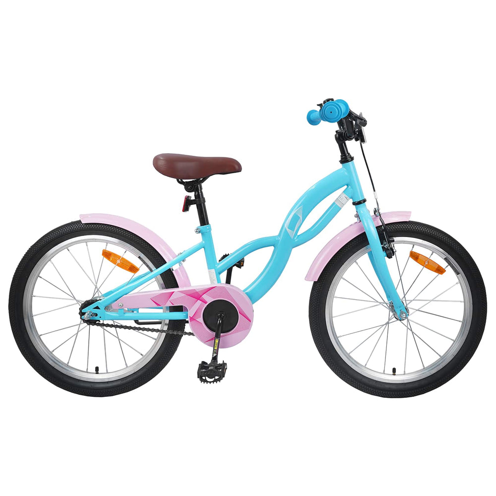 Vidaxl kinderfiets 20 inch voor 6-11 jaar oud lichtblauw