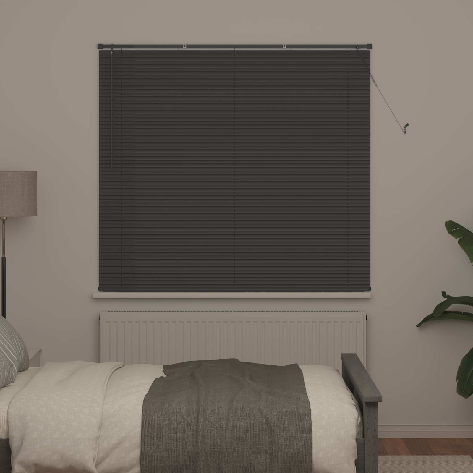 Vidaxl venetiaanse blind verstelbaar zilvergrijs 150 x 150 cm pvc