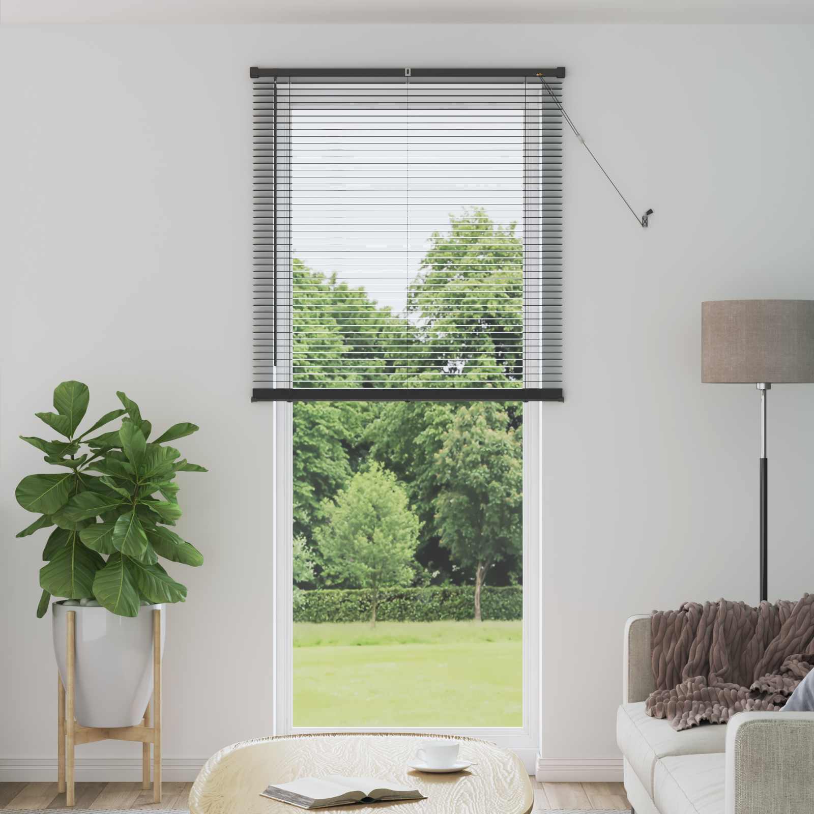 Vidaxl venetiaanse blind verstelbaar zilvergrijs 213 x 80 cm pvc
