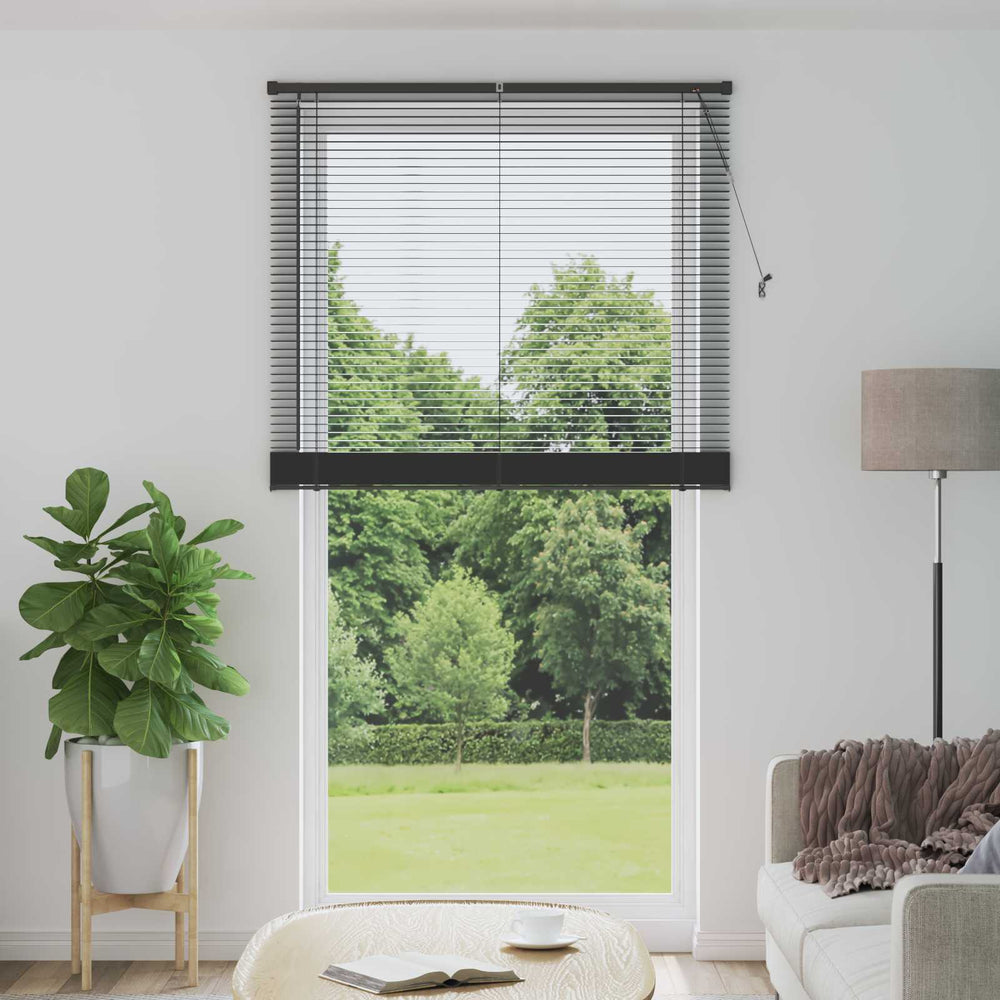 Vidaxl venetiaanse blind verstelbaar zilvergrijs 213 x 120 cm pvc