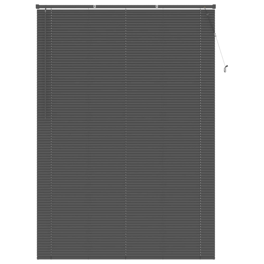 Vidaxl venetiaanse blind verstelbaar zilvergrijs 213 x 160 cm pvc