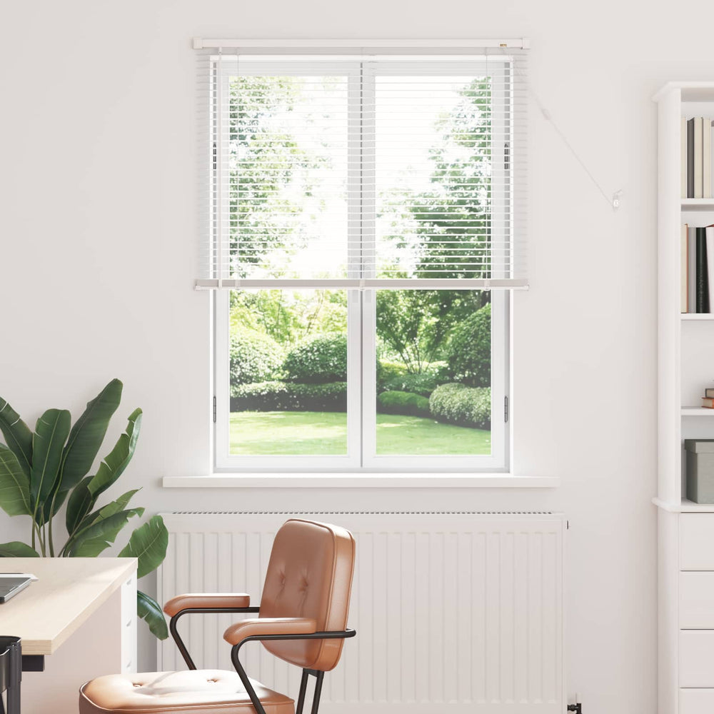 Vidaxl venetiaanse blind verstelbaar wit 150 x 80 cm pvc