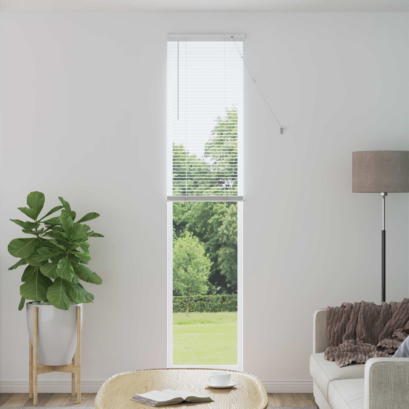 Vidaxl venetiaanse blind verstelbaar wit 213 x 40 cm pvc