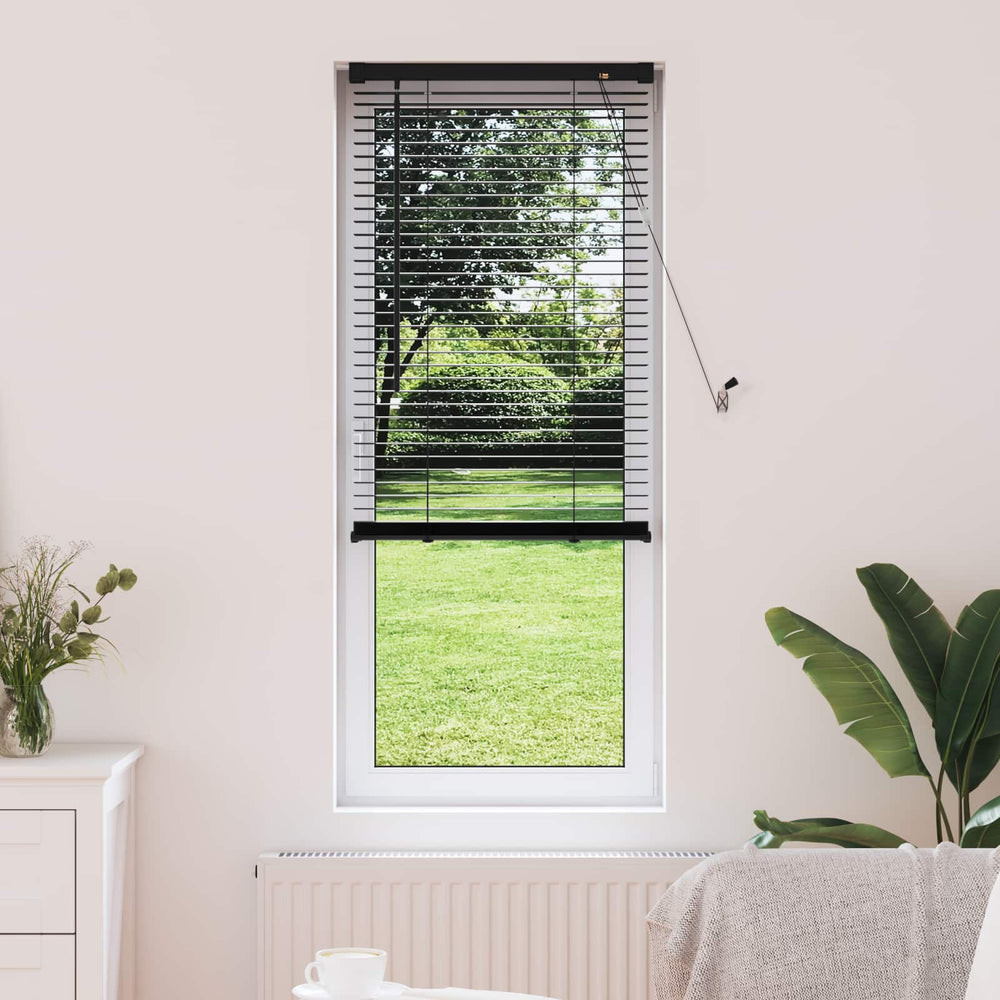 Vidaxl venetiaanse blind verstelbaar zwart 150 x 50 cm pvc