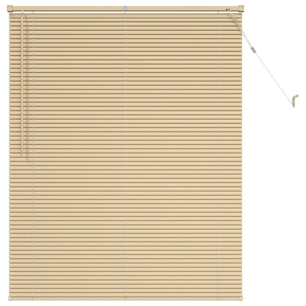 Vidaxl venetiaanse blind lichtbruin met patroon 150 x 120 cm pvc