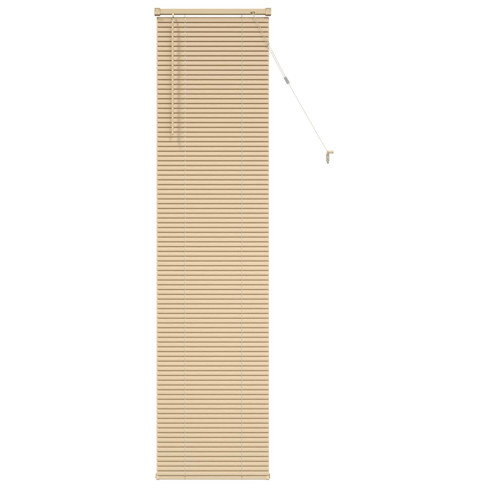 Vidaxl venetiaanse jaloezie lichtbruin met patroon 213 x 50 cm 25 mm