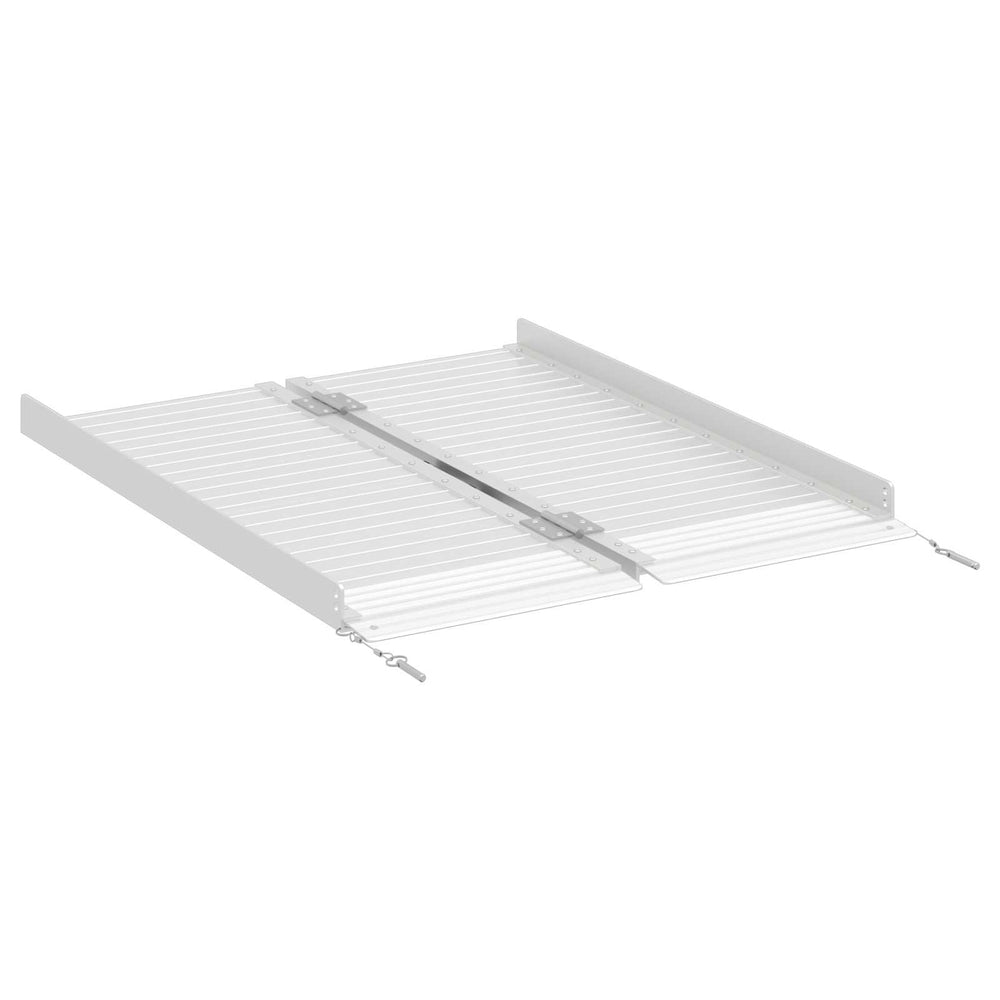 Vidaxl rolstoelhelling 270 kg zilver 92 x 73 x 5 cm aluminium