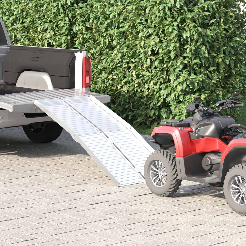 Vidaxl rolstoelhelling 270 kg zilver 92 x 73 x 5 cm aluminium