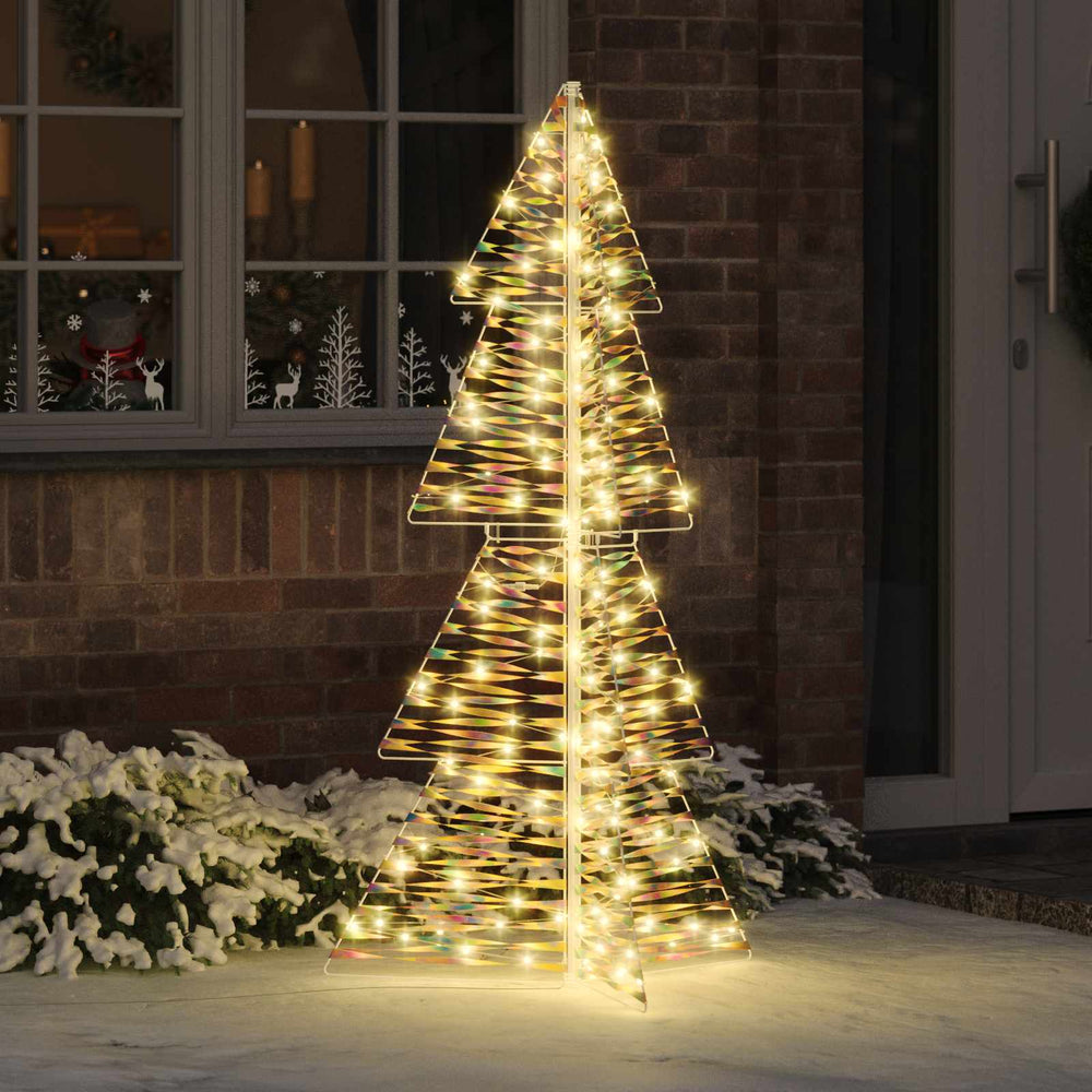 Vidaxl kerstboom met 160 led warmwit 150 cm pet