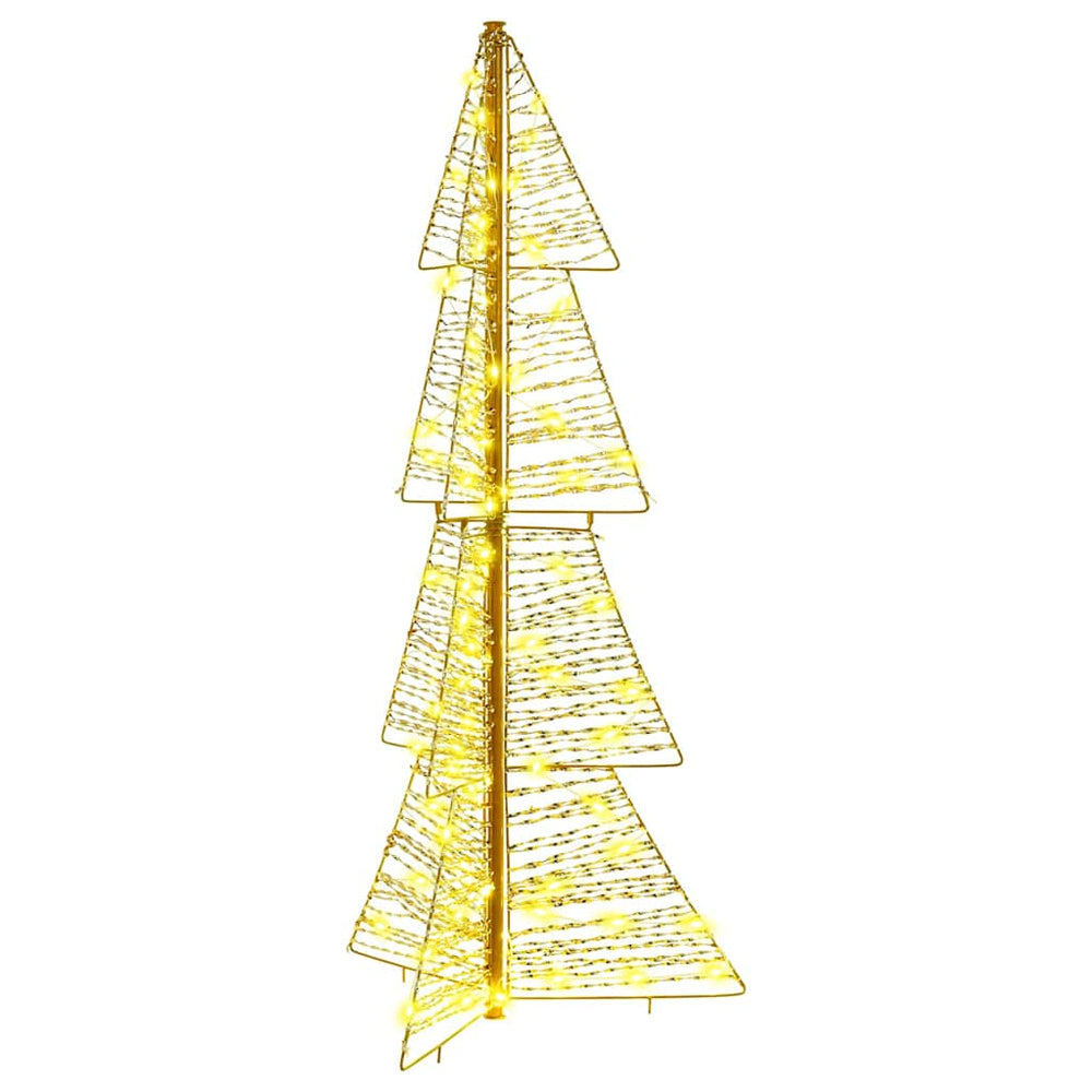 Vidaxl kerstboom met 100 led warmwit 120 cm pet