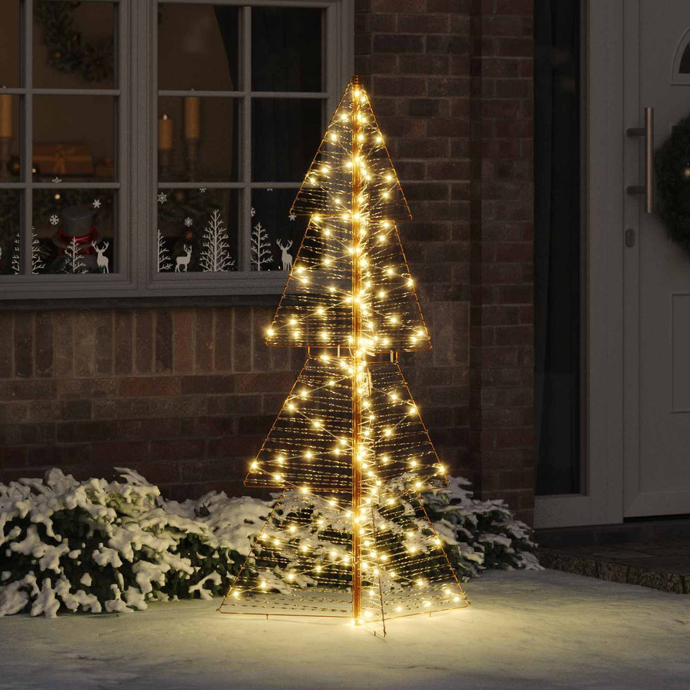 Vidaxl kerstboom met 160 led warmwit 150 cm pet