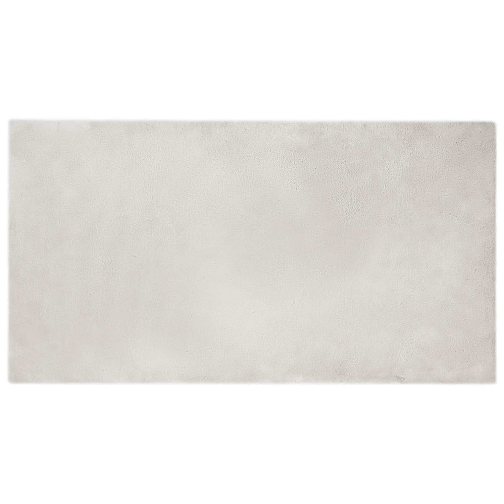 Vidaxl nep konijnenbont tapijt olite beige 80 x 150 cm polyester