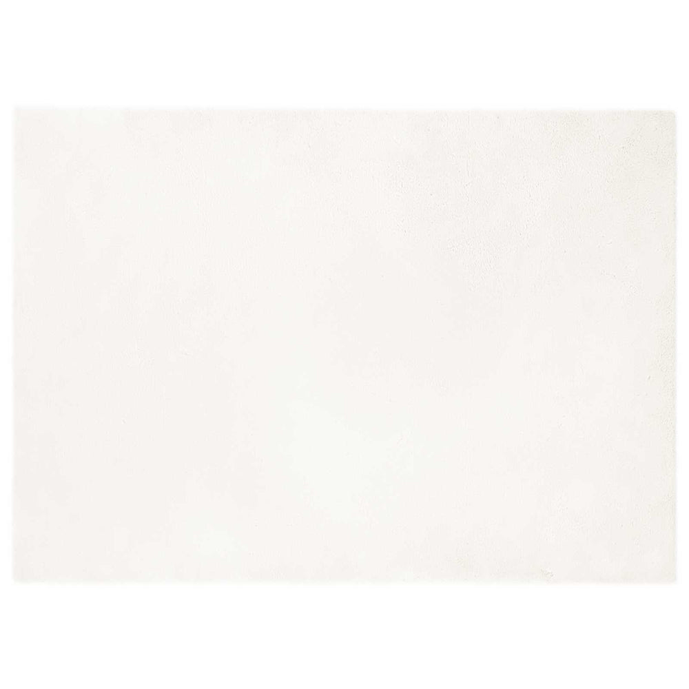 Vidaxl nep konijnenbont tapijt olite crème 200 x 280 cm polyester