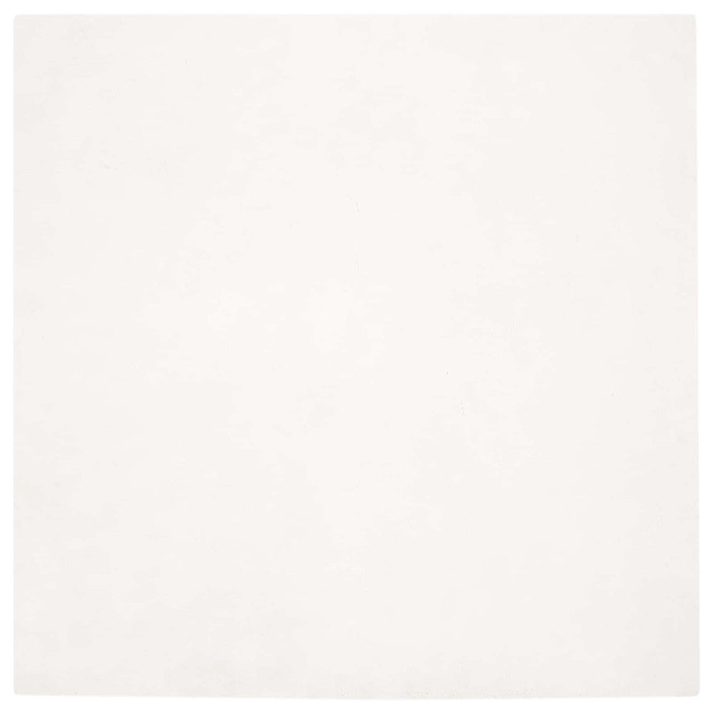 Vidaxl nep konijnenbont tapijt olite crème 200 x 200 cm polyester