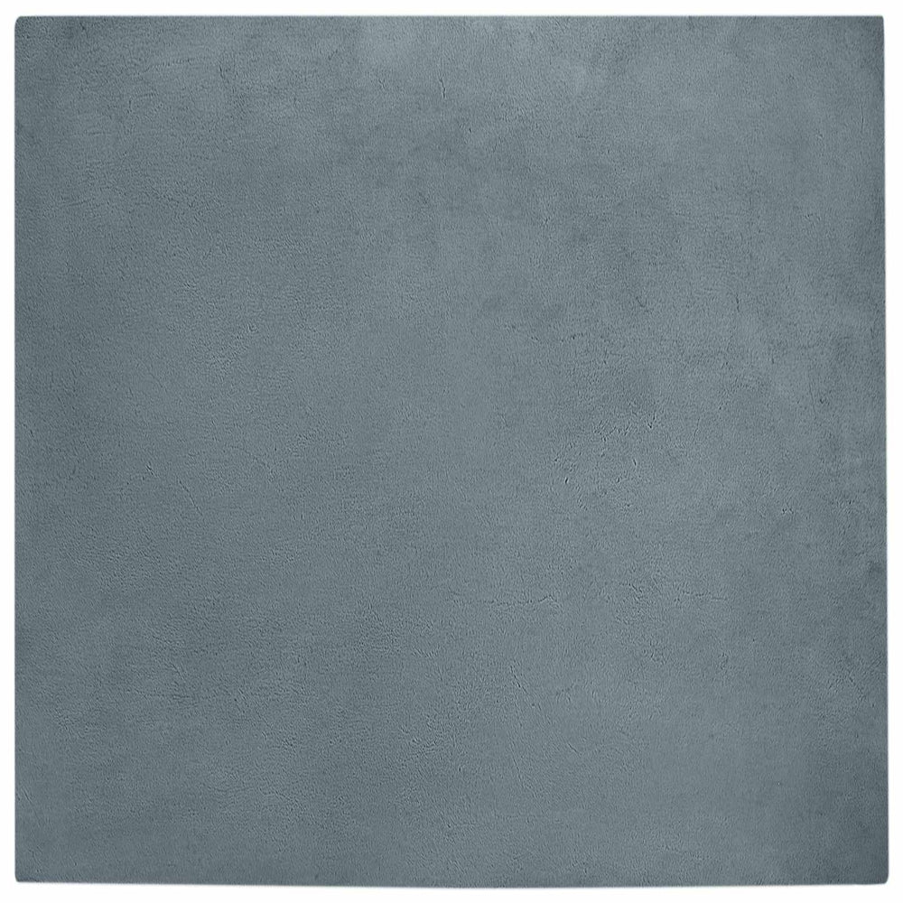 Vidaxl nep konijnenbont tapijt olite antraciet 160 x 160 cm polyester