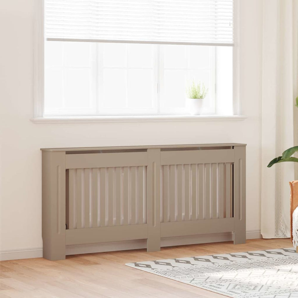 Vidaxl radiatorafdekking 2 pcs bruin 172 x 19 x 81,5 cm bewerkt hout