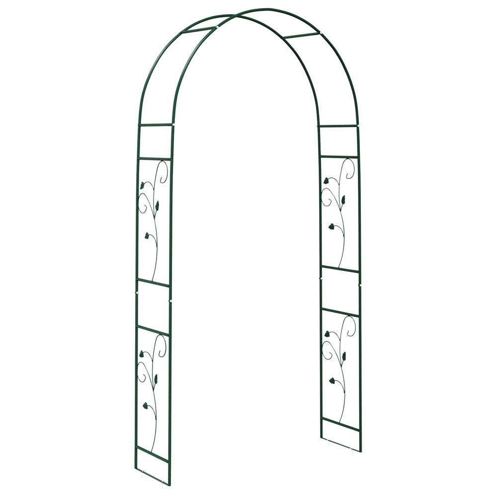 Vidaxl tuin boog bloemen groen 115 x 37 x 231 cm