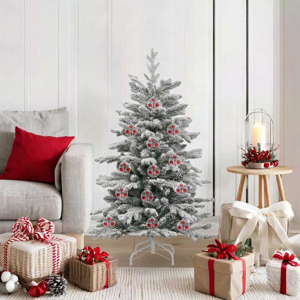 Vidaxl kerstbal set 25 pcs doorzichtig ø 8 cm