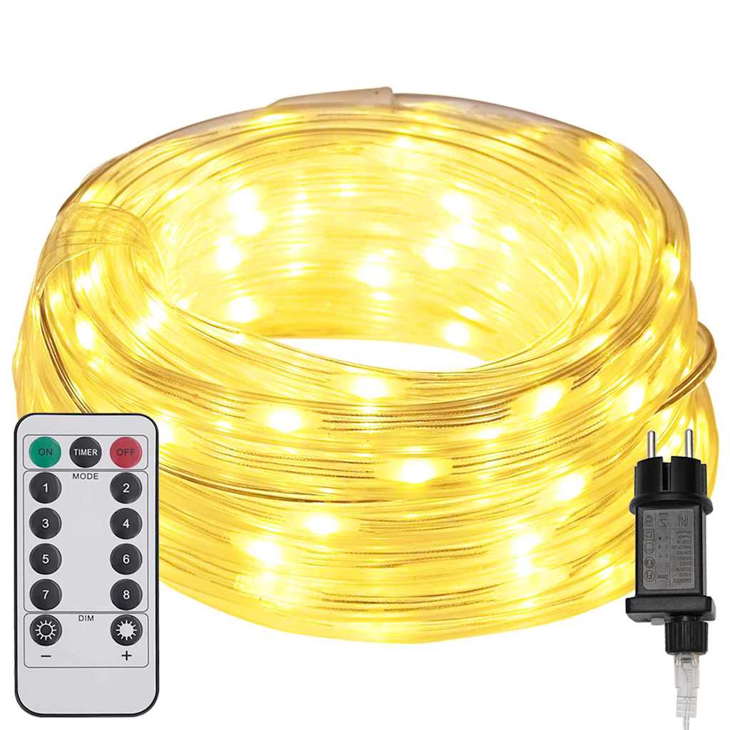 Vidaxl touwenlicht met 480 led warmwit 20 m pvc