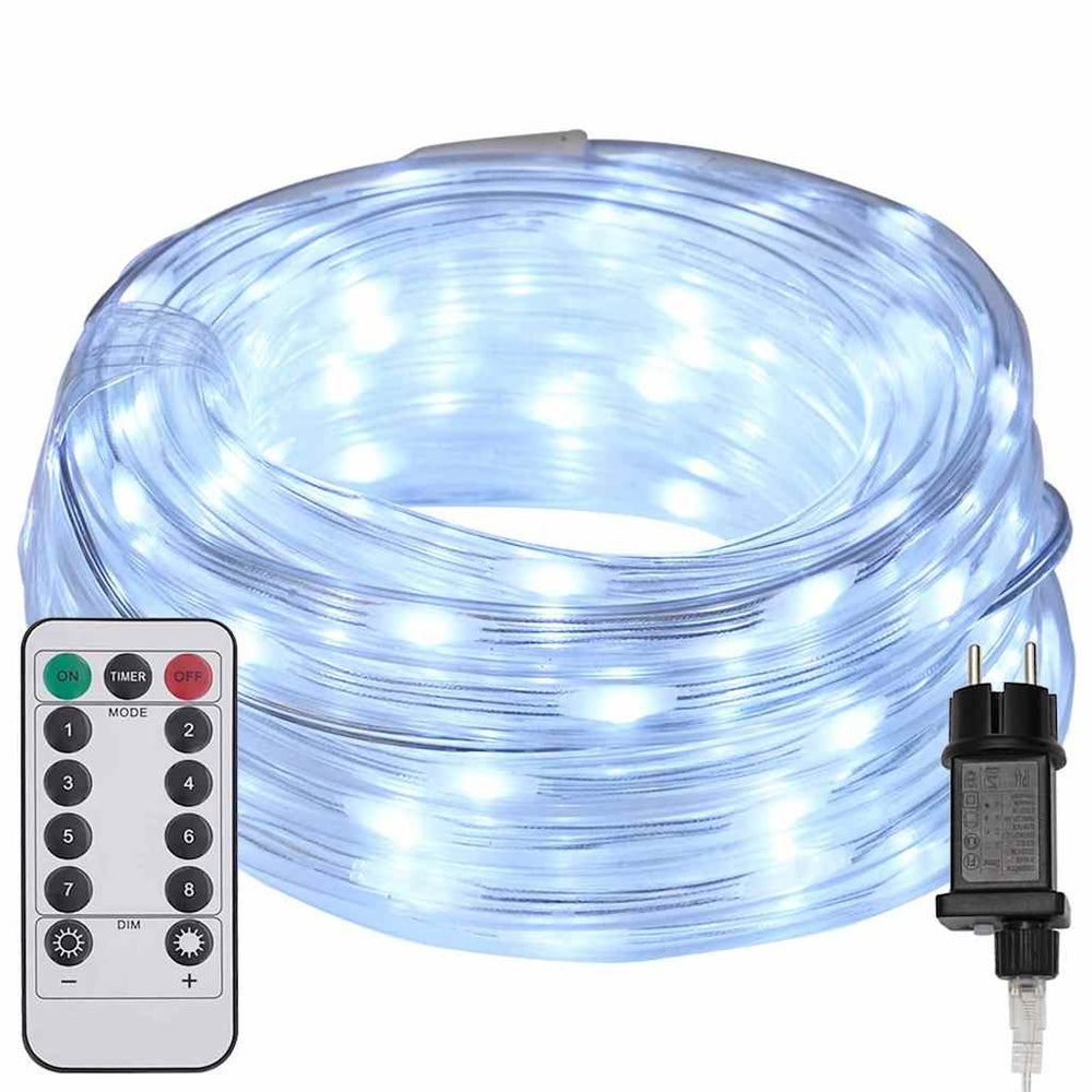 Vidaxl touwenlicht met 120 led koud wit 5 m pvc