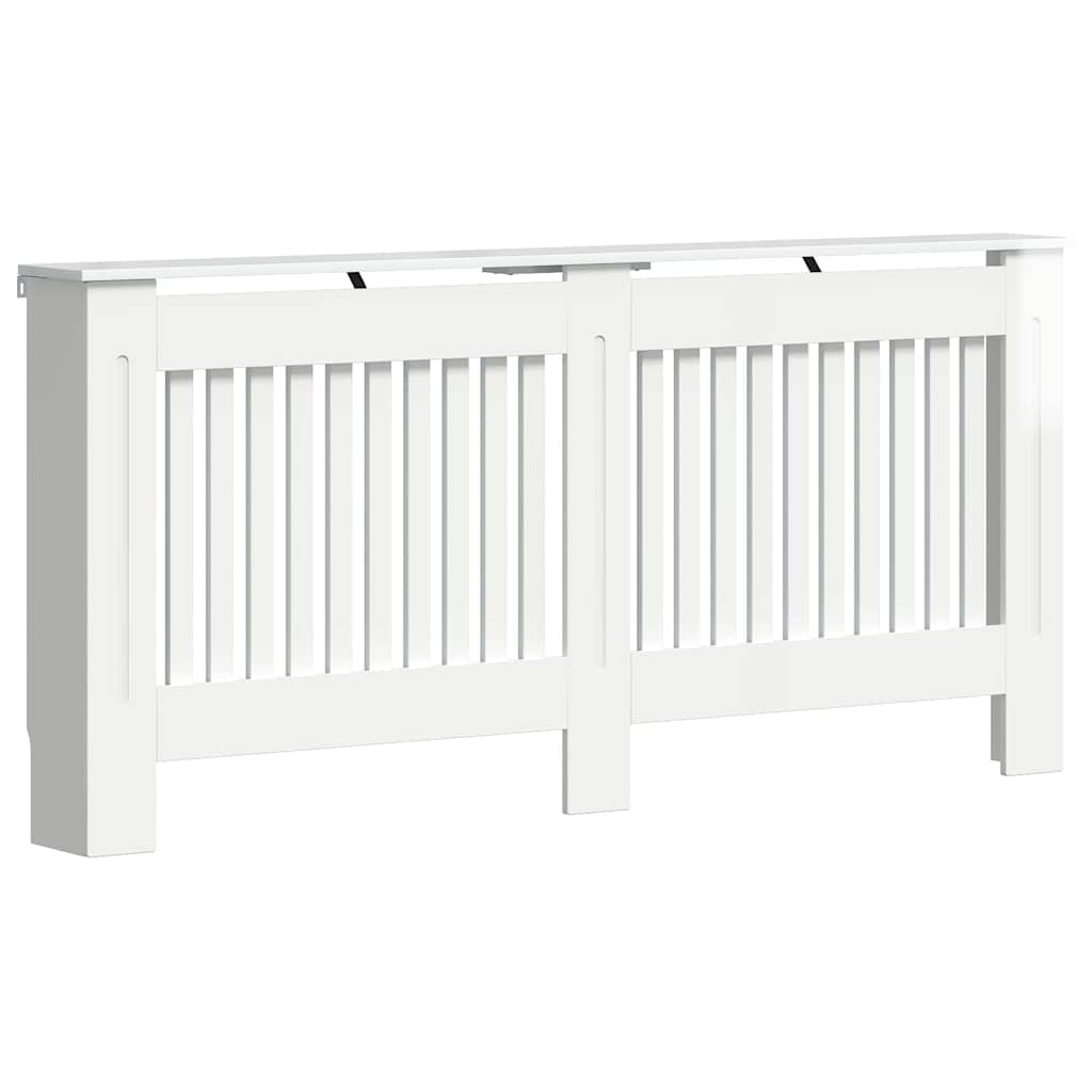 Vidaxl radiatorafdekking hoogglans wit 172 x 19 x 81,5 cm bewerkt hout