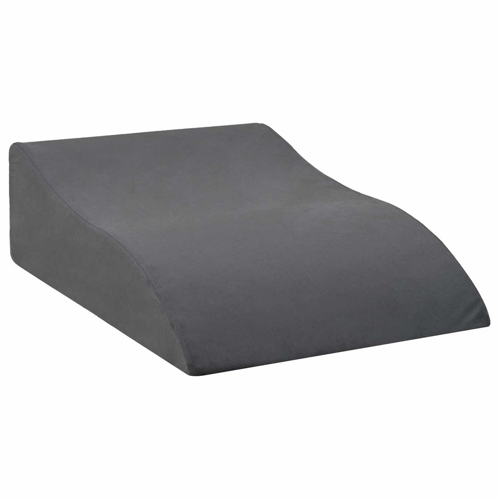 Vidaxl beenkussen grijs 68 x 40 x 18 cm