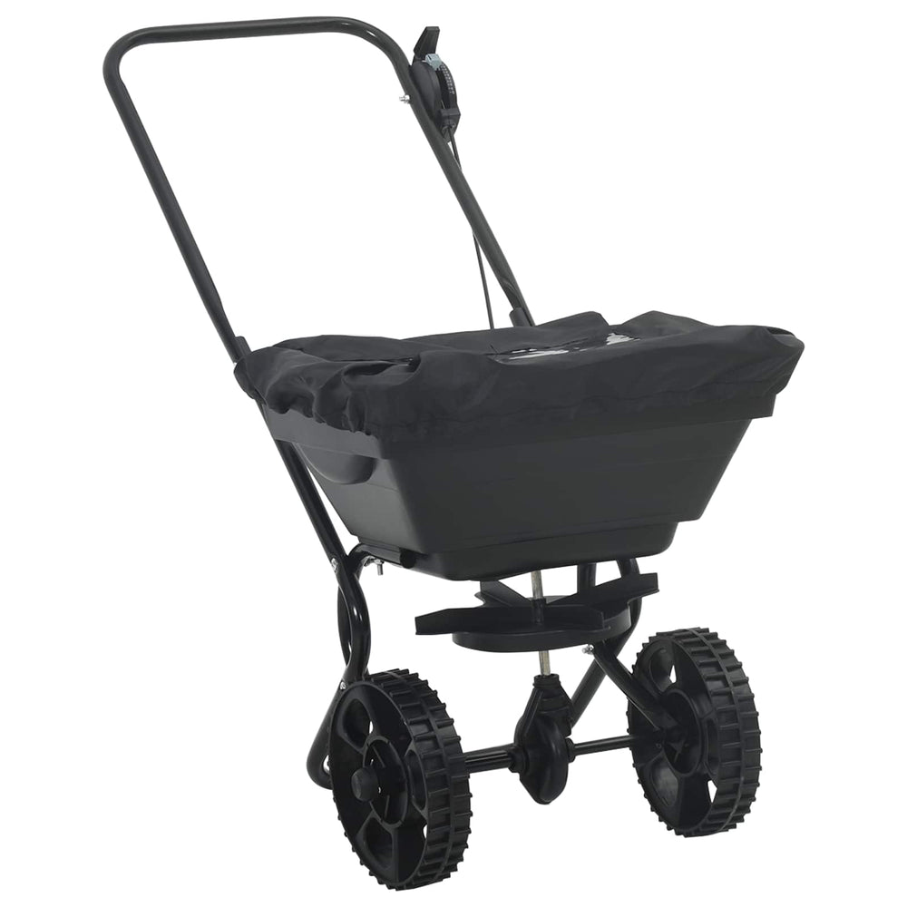 Vidaxl verspreider zwart 47 x 82 x 75 cm pvc en staal