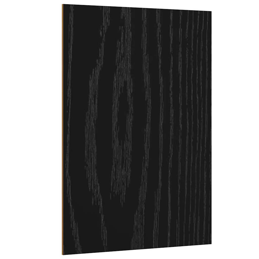 Vidaxl decorpanelen 50 pcs zwart eiken 15 x 21 x 0.27 cm bewerkt hout
