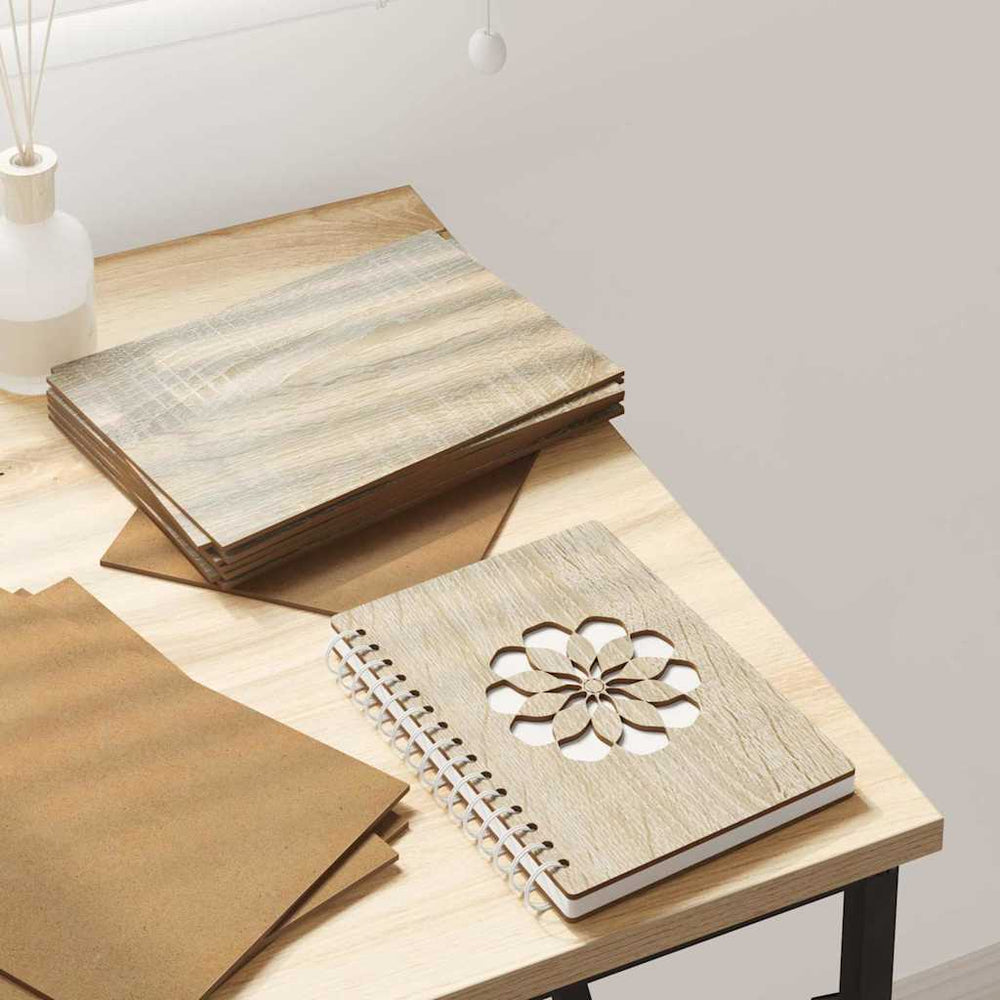 Vidaxl decorpanelen 12 pcs sonoma eiken 15 x 21 x 0.27 cm bewerkt hout